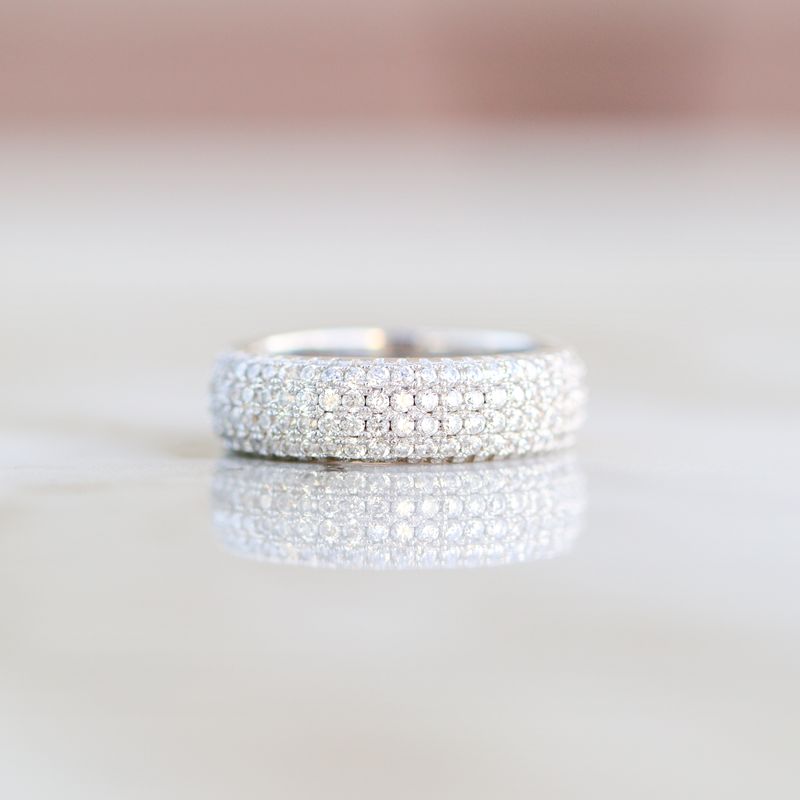 Infinity Ring Sterling Silver CZ SFR0023