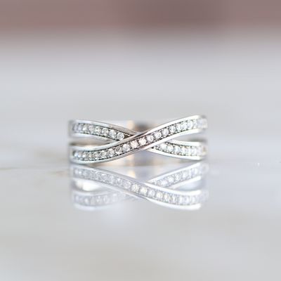 Infinity Ring Sterling Silver CZ SFR0017