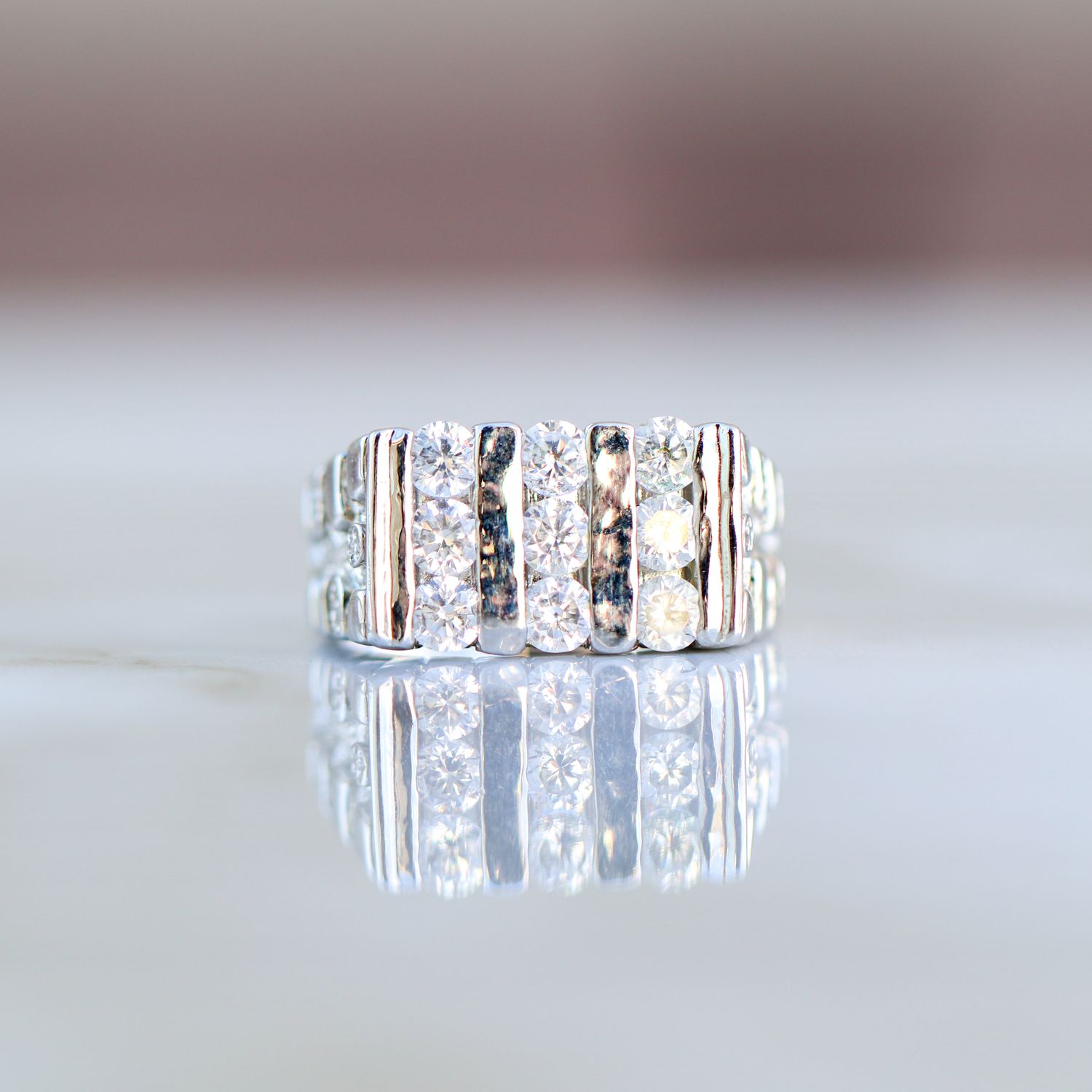 Square Mens Ring Alloy CZ SFR0020