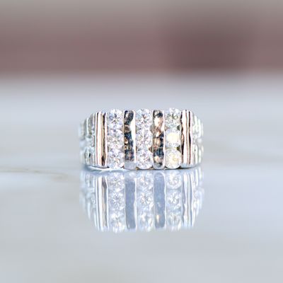 Square Mens Ring Alloy CZ SFR0020