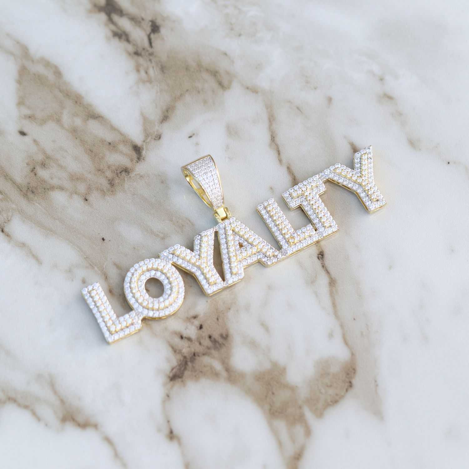 Loyalty Pendant Sterling Silver CZ SFP004