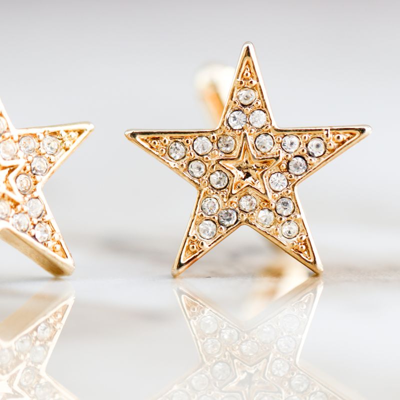 Star Cuff Links Alloy CZ SFP0041