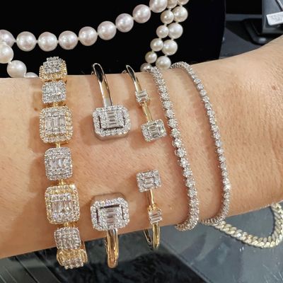 Diamond Tennis Bracelet 10kt YG 8" SI-GH 3.00cttw BR000340