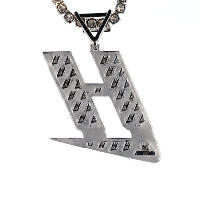H Pendant 10kt WG 27.90gr Diamond Natural 672 5.85cttw VS FGH PN00194