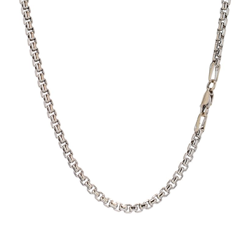 David Yurman Box Chain 10kt WG 20.6g 2.36mm 26" CH0001208
