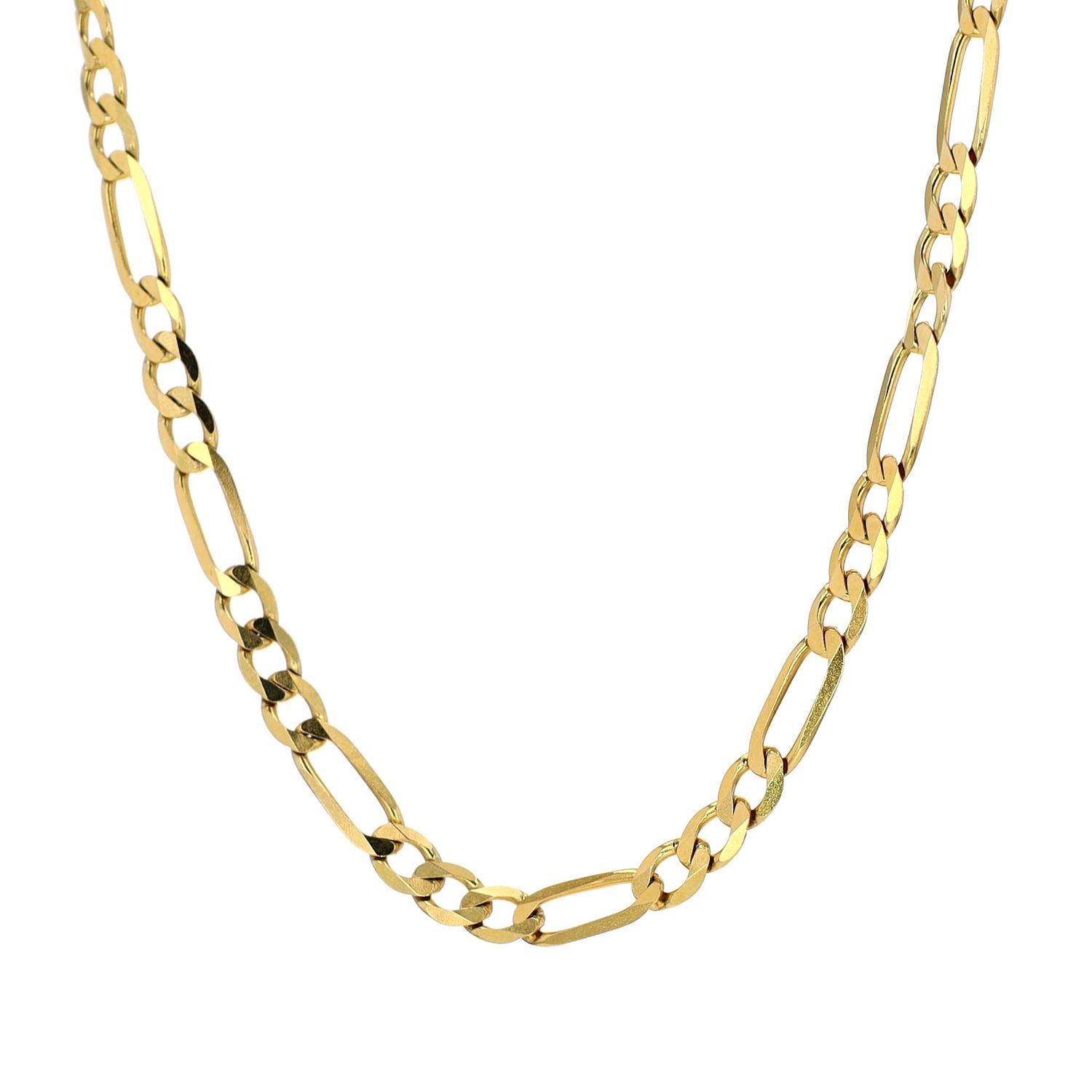 Figaro Chain 10kt YG 9.8gr 20&quot; 4mm CH000513