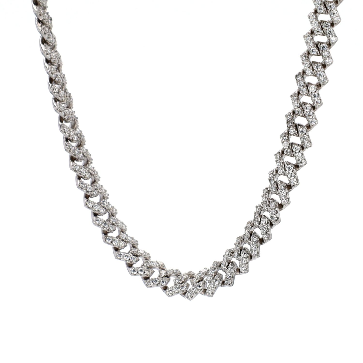 Frostbite Cuban Moissanite 32.3gr 18&quot; 6.50cttw VVS D CH000538