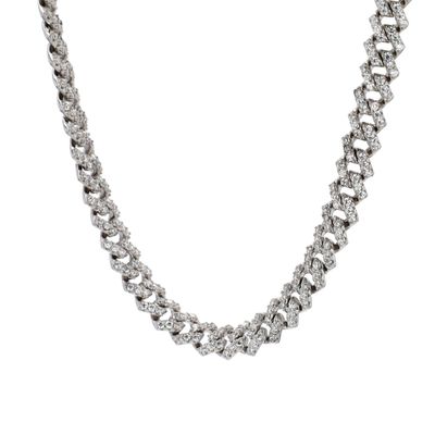 Frostbite Cuban Moissanite 32.3gr 18&quot; 6.50cttw VVS D CH000538