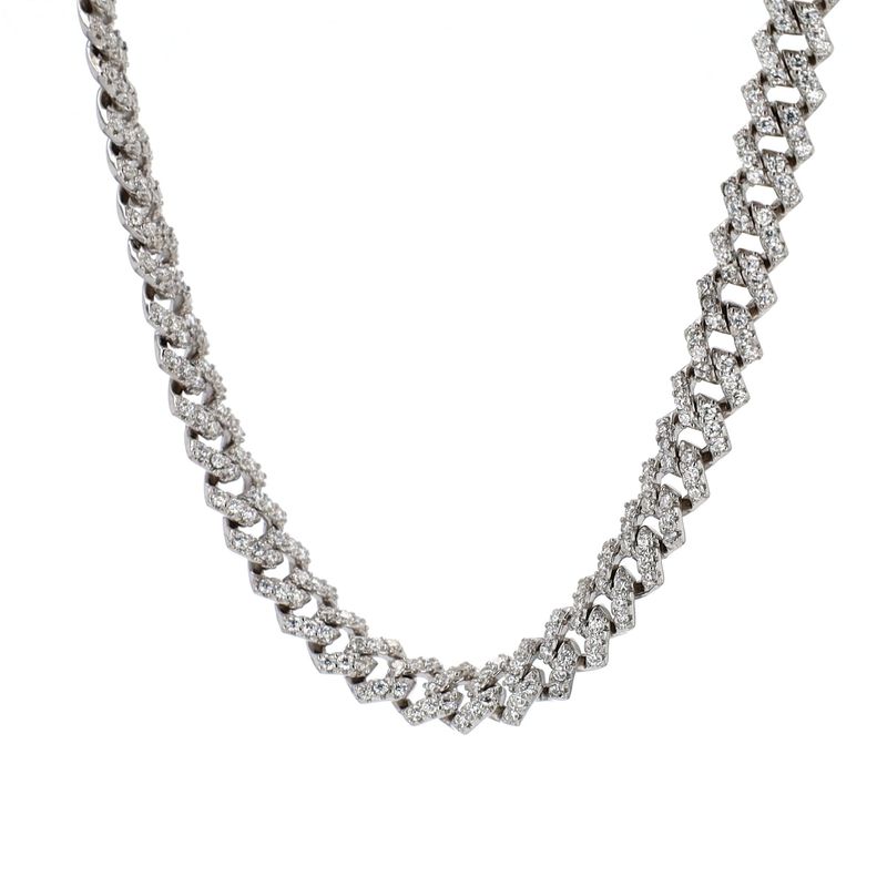 Frostbite Cuban Moissanite 32.3gr 18&quot; 6.50cttw VVS D CH000538