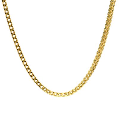 Box Franco Chain Sterling Silver 2.6mm 18&quot; CH000541