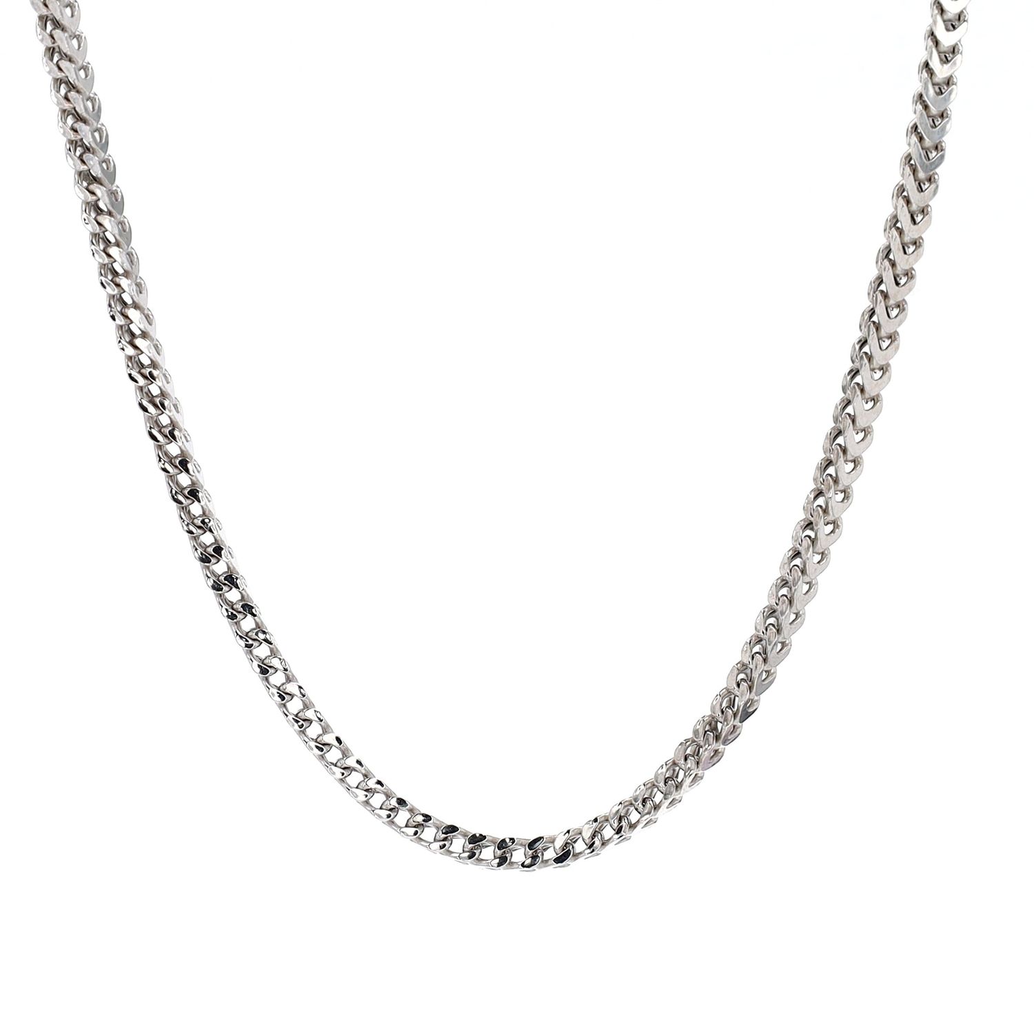 Box Franco Chain Sterling Silver 3.6mm 18&quot; CH000545