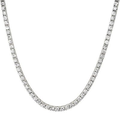 Tennis Necklace Moissanite 34.3gr 20&quot; 24.7cttw VVS D NE00125