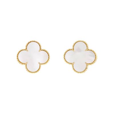 Motif Earrings MOP 18kt YG 7.5gr ER00197