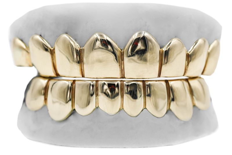 Solid Gold Grillz