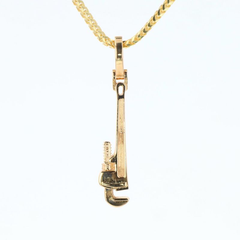Custom CDB Wrench Pendant 10kt YG 4.12gr PN00211