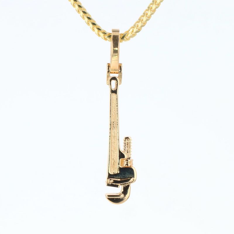Custom CDB Wrench Pendant 10kt YG 4.12gr PN00211