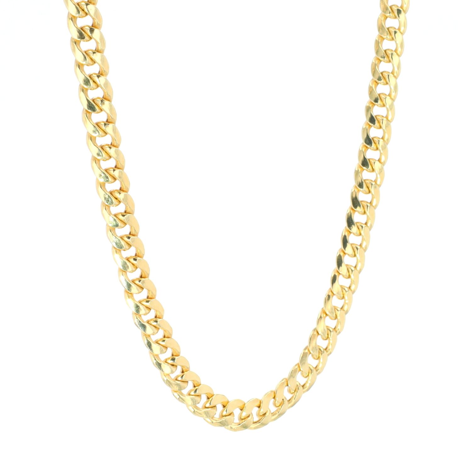 Cuban Chain 10kt YG 14.5gr 5.2mm 24&quot; CH000569