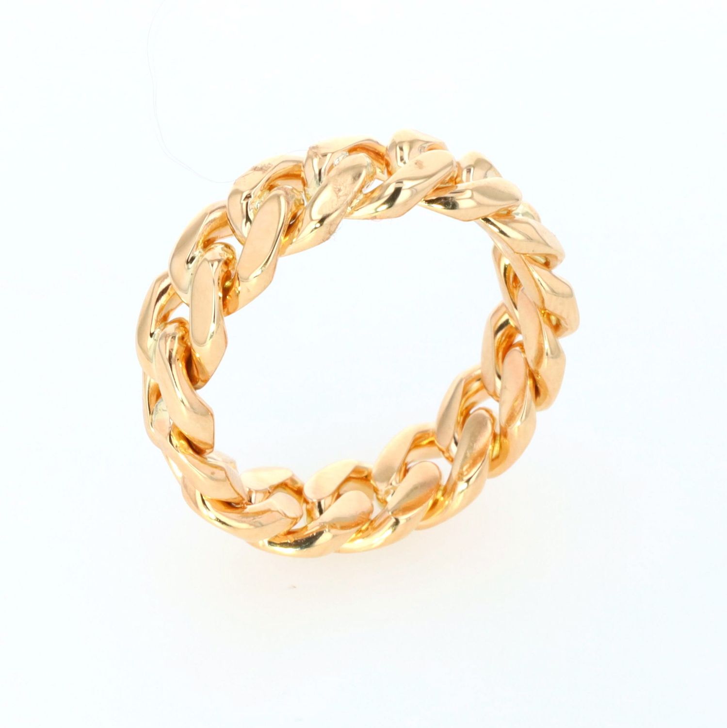 Large Cuban Ring 14k YG 15.92gr Size 12.5 RN00220