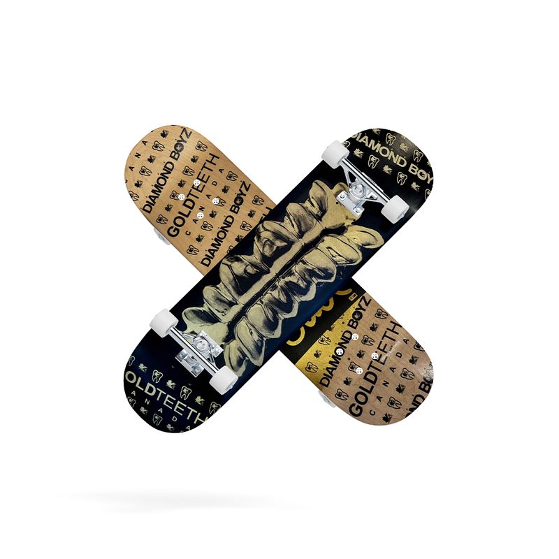 Olive X Canadian Diamond Boyz Skateboard - Deck only (Limited numbers 1-50)