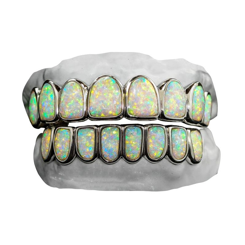 Fire &amp; Snow Opal Grillz