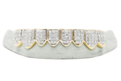 8 Pack Invisible Set Bottom Grillz