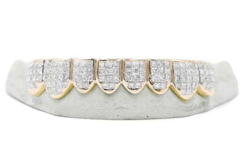 8 Pack Invisible Set Bottom Grillz