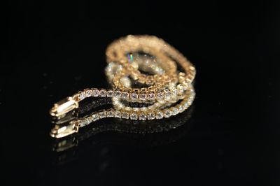 Tennis Bracelet 14K Yellow Gold 2.13gr 7" 2.09cttw Lab VVS BR000416