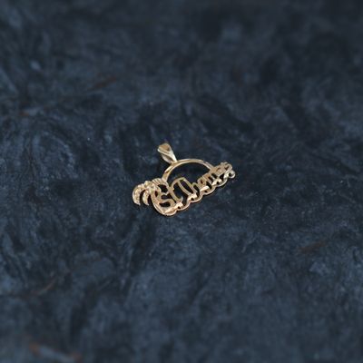 St Thomas Pendant 10kt YG 1.2gr  PN000827
