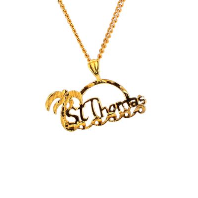 St Thomas Pendant 10kt YG 1.2gr  PN000827