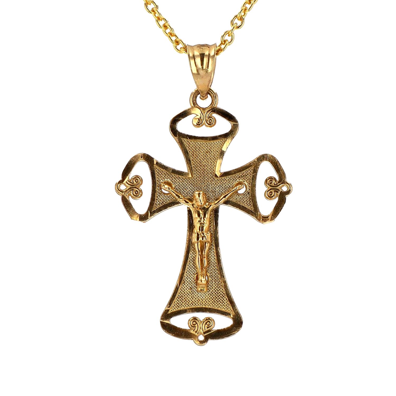 Jesus on Cross 10kt YG 2.3gr PN000799