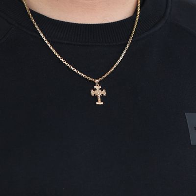 Crucifix Cross Pendant 10kt YG 1.7gr PN000976