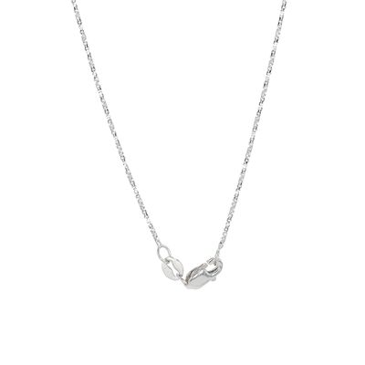 Micro Box Chain 10kt WG 18" CH0001214