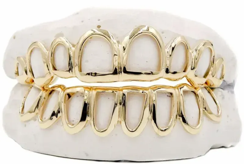 Gold Window Grillz