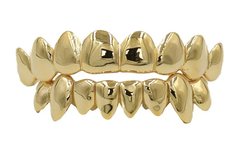 Solid Gold Perm Cut Grillz