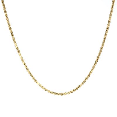 Diamond Cut Rope Chain 10kt YG 17.74gr 26" 2.6mm CH000518