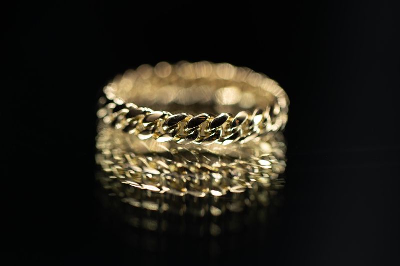 Cuban Ring 10kt YG 4.17gr Size 12.5 RN00217