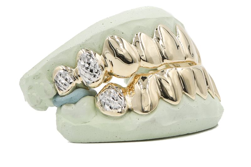 Custom Trill Cuts Gold Grillz (18 Pack)