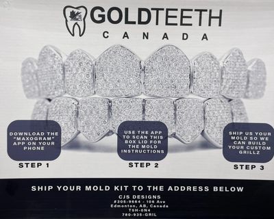 Custom Trill Cuts Gold Grillz (18 Pack)