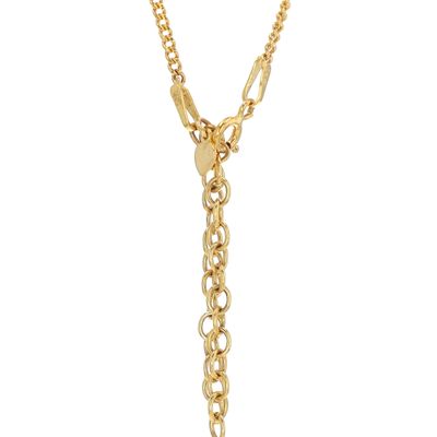 Custom Cashe Micro Cuban Diamond Cut Necklace Red Garnett 10kt YG 2.8gr 1.8mm 15"-18" NE00134