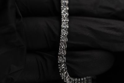 Diamond Tennis Bracelet 10kt WG 11.2gr 7" 1.5mm 0.76cttw Natural 48 pcs BR000388