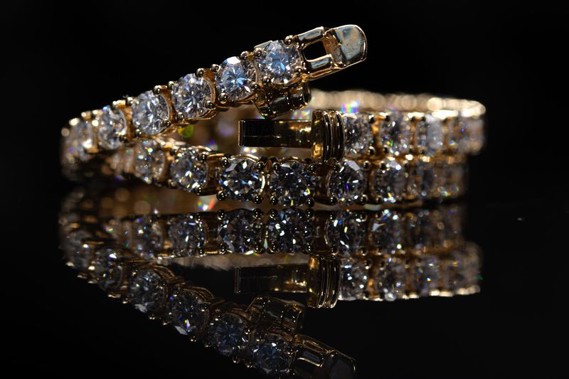 Diamond Tennis Bracelet 14kt YG 6.6gr 7" 3.00cttw LAB VS+ BR000414