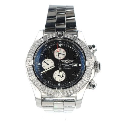 Breitling Super Avenger Factory Dial 48mm Diamond  ser:252XXXX ref:A13370 WA00185C