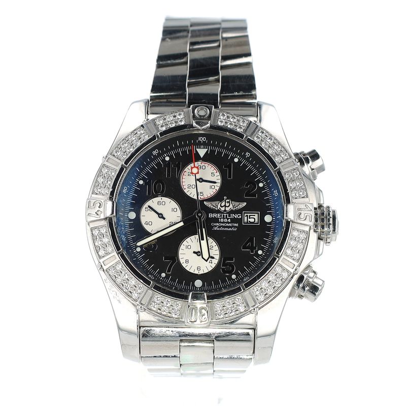 Breitling Super Avenger Factory Dial 48mm Diamond  ser:252XXXX ref:A13370 WA00185C
