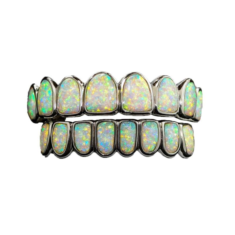 Fire and Ice Opal Grillz