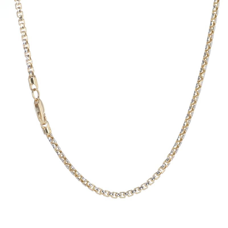 Diamond Cut Round Box Chain 10kt YG 4.16gr 20" CH000577
