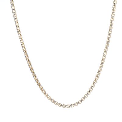 Diamond Cut Round Box Chain 10kt YG 4.16gr 20" CH000577