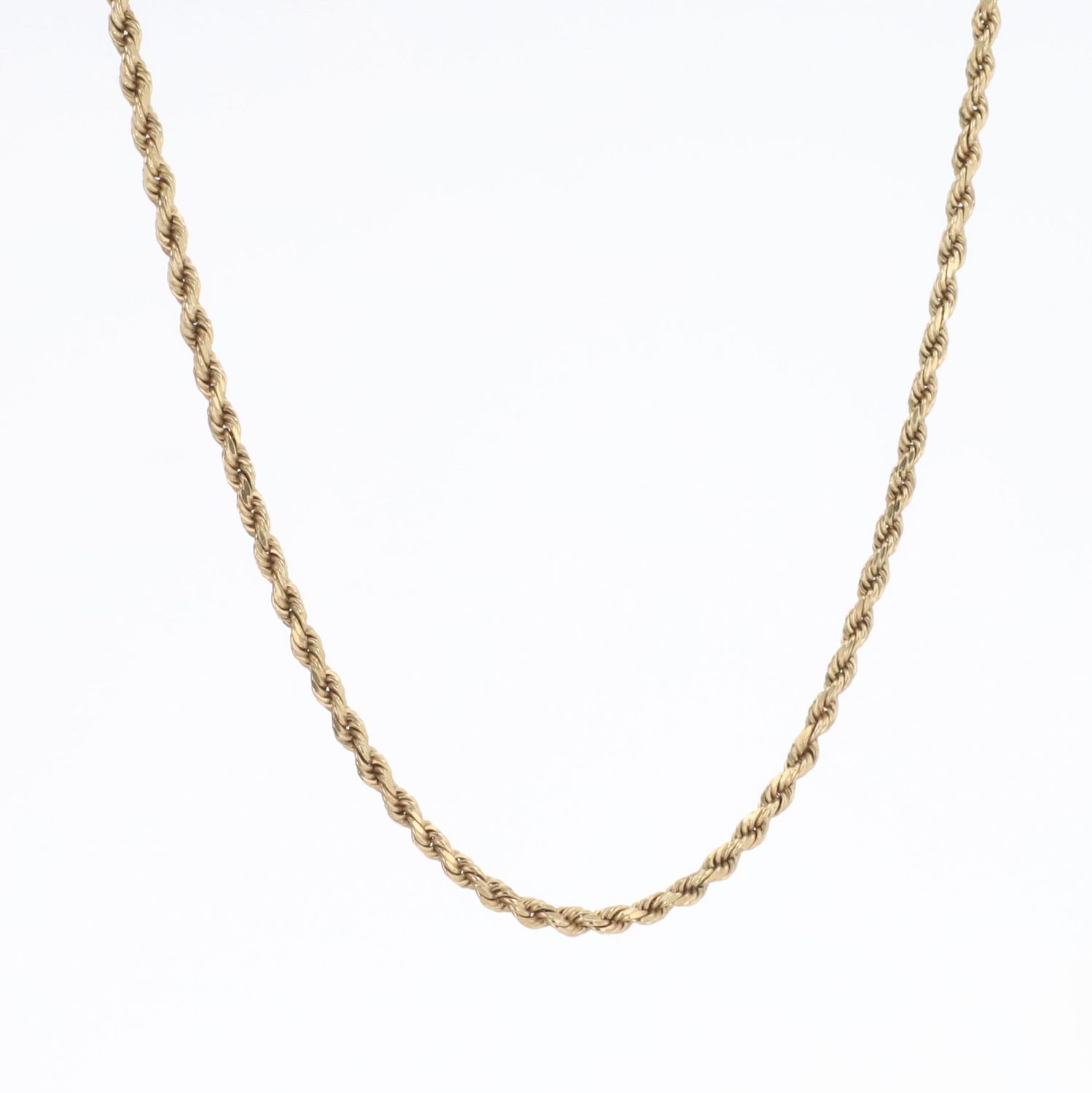 Rope Chain 10kt YG 7.34gr 2mm 22" CH000576