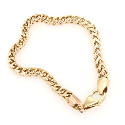 Box Style Bracelet 10kt YG 16.9gr 7"  BR000424
