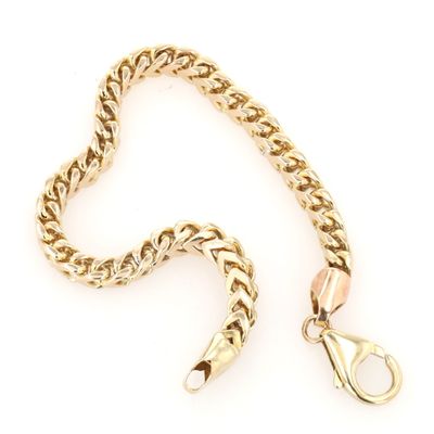 Box Style Bracelet 10kt YG 16.9gr 7"  BR000424