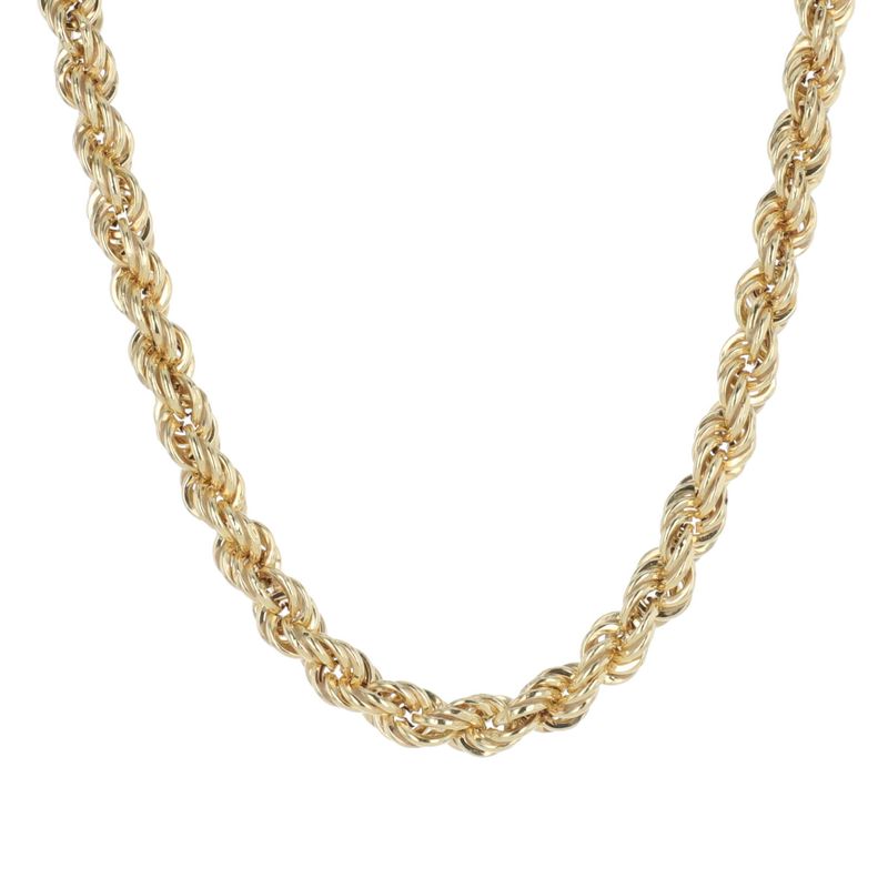 Semi Solid Rope Chain 10kt YG 11.4gr 5mm 26" CH000583